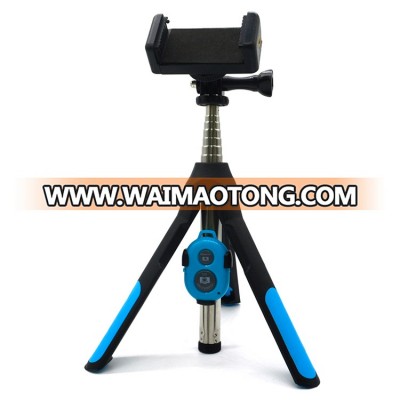 Portable Wireless Tripod Selfie Stick , Mini Extendable monopod selfie Stick Stand for Phone Camera