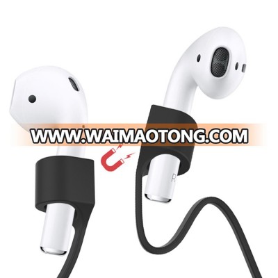 Magnetic Earphone Strap Anti Lost Strap Magnetic String Rope For Apple Airpod Wireless TWS Earphones Silicone Cable Cord