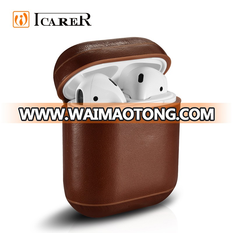 Accessories Battery Charge Leather Waterproof Charging Case Cover for Airpod Case for Apple Earbud